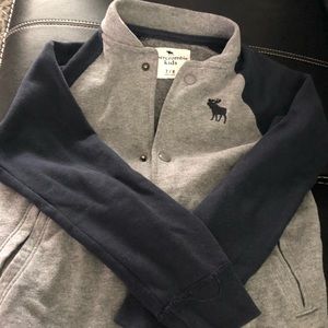 Boys Abercrombie snap light weight jacket